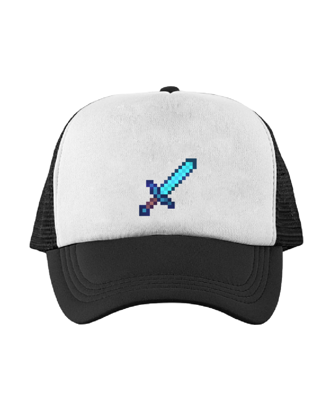Kepurė  Minecraft sword blue